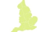 Map of English regions