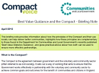 best value guidance briefing